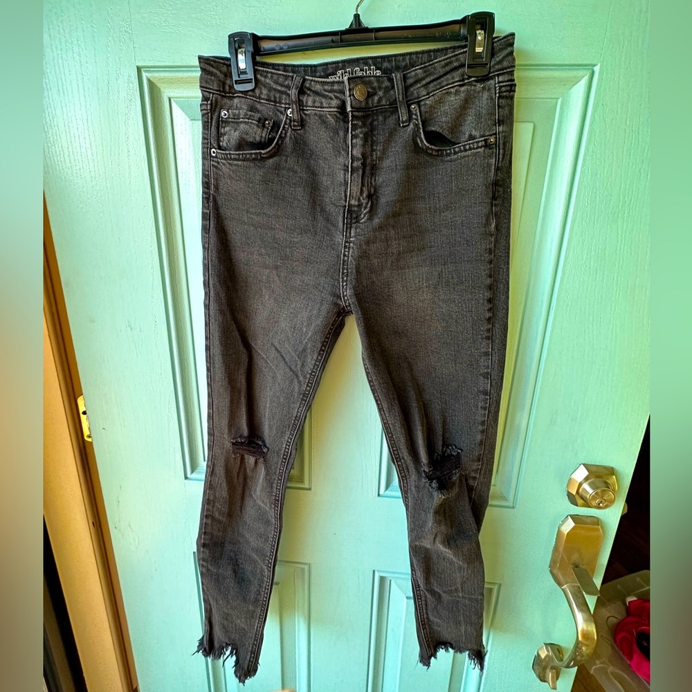 Black Wild Fable Ripped Jeans